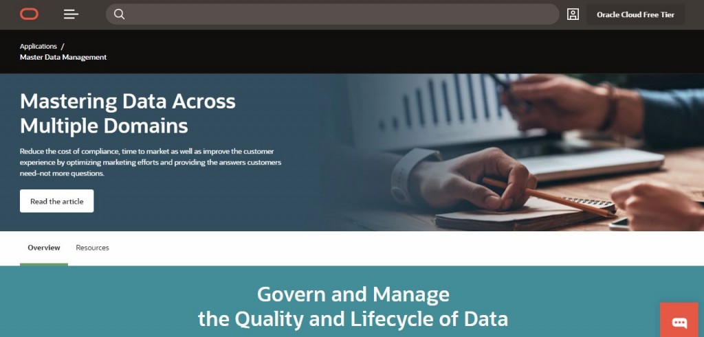 Oracle MDM