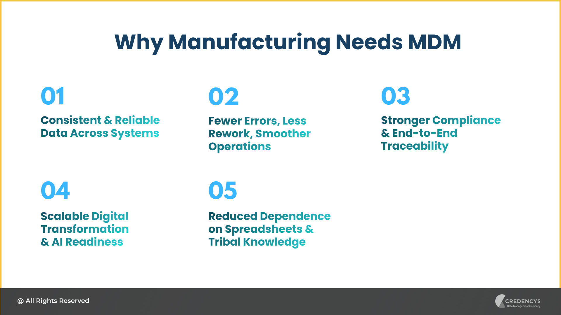 Why Manufacturing Needs MDM