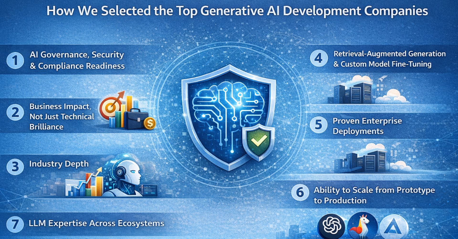 Criteria to Select the Top Gen AI Development Companies