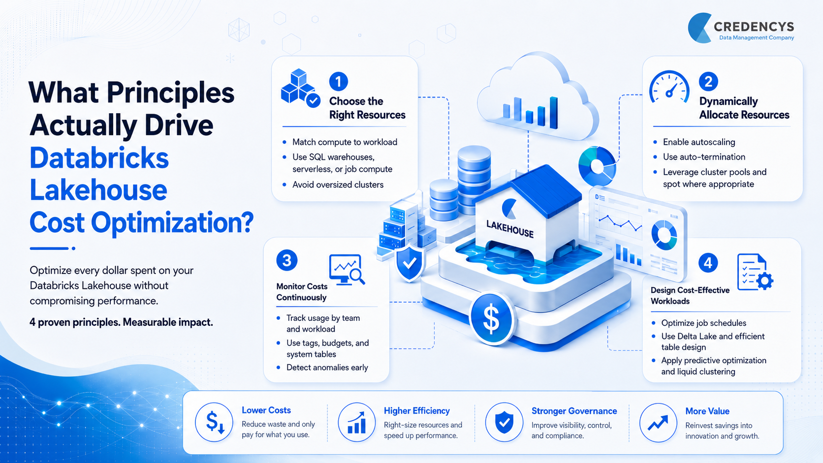 Databricks Lakehouse Cost Optimization Principles